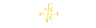 Fórmula de aproximación de tasa de interés compuesto